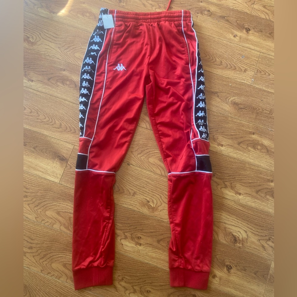 Kappa Track Pants Red  WOMENS Small